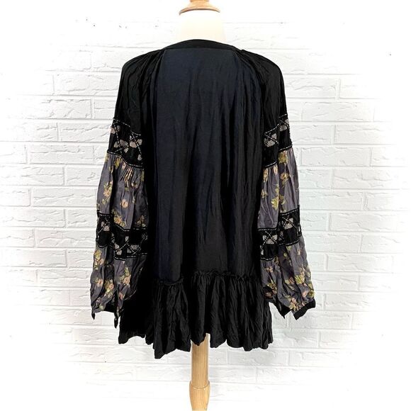Free People Beaded Embellished Sleeve Tunic Dress Size XS - Picture 7 of 9
